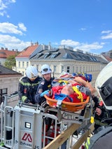 Baustellen absturz
