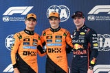 Norris, Piastri, Verstappen