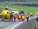 Drei Rettungshubschrauber im Einsatz