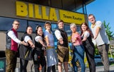 Das Team von BILLA Kaufmann Rauter freut sich auf seine Kunden.