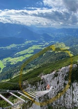 Brite abgestürzt Foto Himmelsleiter