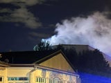 Lagerhalle Recycling Feuer
