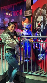 "Frenzi" nach der Fahrt im VR-Clown