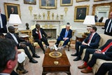 Südafrikas Präsident Cyril Ramaphosa und US-Präsident Donald Trump
