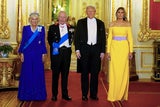 Staatsbesuch: Kate glänzt in Gold – Melania sorgt für unfassbaren Mode-Flop
