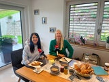 Stephanie Venier mit Claudia Stöckl