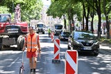 Beim Schwarzenbergplatz wird der Verkehr auf eine Spur gepfercht.