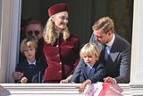 Beatrice und Pierre Casiraghi mit den beiden Söhnen Stefano und Francesco