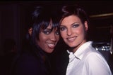 Mit Naomi Campbell, 1995
