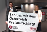 Rainer Will (Handelsverband), Barbara Teiber (Gewerkschaft GPA)