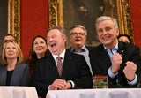 Bürgermeister Ludwig und die SPÖ jubeln über fast 40 Prozent