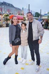 Ines und Fadi Merza mit Sohn Michel