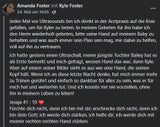 Amanda hat einen fast dreijährigen Sohn, der trotz anfänglicher Diagnose gesund zur Welt kam.