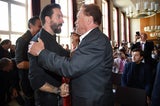 Arnold Schwarzenegger mit BossHoss