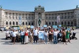 Starker Auftritt beim „Still-Stand“ auf dem Wiener Heldenplatz.&nbsp; &nbsp;