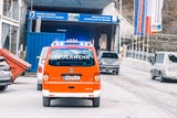 Baustelle evakuiert: Tunnelbohrmaschine begann zu rauchen
