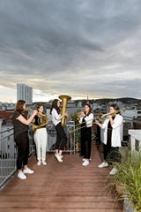 Vor 7 Jahren eroberten die 5 Powerfrauen die Männerdomäne Blechblasmusik.&nbsp;