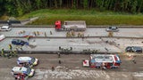 Geisterfahrerin rammt Auto auf der A1  - erste Bilder