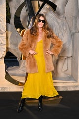 Star-Auflauf bei Saint Laurent Show