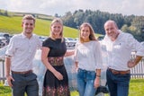Familie Blochberger: Fabian, Andrea, Leonie und Georg.