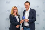 SPÖ-Tierschutzsprecherin Petra Tanzler und Landesparteichef Sven Hergovich.