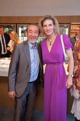 Joji Hattori mit Ehefrau Sabine