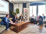 Thomas Kicker, CEO von Magenta, Thomas Arnoldner, A1 Group Deputy CEO und Rudolf Schrefl, Drei