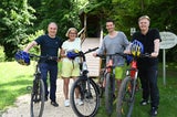 Vito Cecere, Landeshauptfrau Johanna Mikl-Leitner, Felix Neureuther und Michael Duscher.