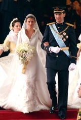 Königin Letizia trug das teuerste Brautkleid