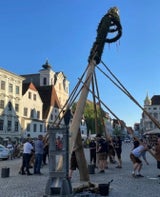 Der Maibaum in Steyr.