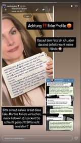 Martina Kaiser warnt vor Fake-Profilen&nbsp;