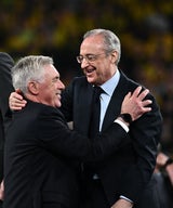 Florentino Perez Carlo Ancelotti