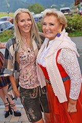 Simone Lugner und Rosi Schipflinger. 