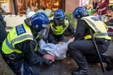 Massen-Demo gegen Migration in London