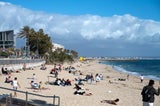 Der "Can Pere Antoni"-Strand in Palma