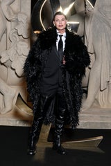 Star-Auflauf bei Saint Laurent Show
