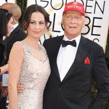 Niki und Birgit Lauda bei den Golden Globes im Jahr 2013