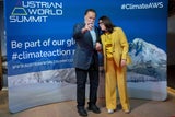 Arnold Schwarzenegger und Monika Langthaler