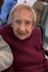 112 Jahre alt – und noch immer lacht sie gern.&nbsp;