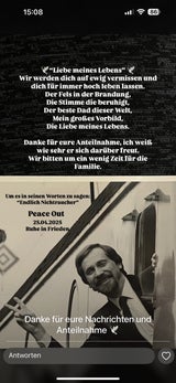 Rebecca nimmt in einer Story Abschied.&nbsp;