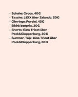 Die schönsten Urlaubspieces unter 50€ zum Nachshoppen