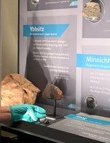 Meteorit ist im Museum gelandet