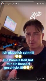 Andreas Gabalier schwärmt auf Instagram von Pamela Reif.&nbsp;