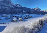 Dolomitenloipe in Lavant. Die 7,5 km lange Langlaufstrecke ist ideal für Anfänger und Genießer.