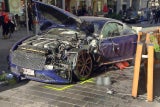 Bentley nach Crash beschlagnahmt