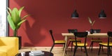 Rote Wandfarbe