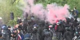 Tumulte am Rande der Corona-Demo in Wien