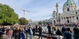 Tumulte am Rande der Corona-Demo in Wien