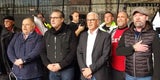 Strache singt deutsche Hymne bei Pegida-Demo