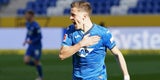Christoph Baumgartner  jubelt für Hoffenheim